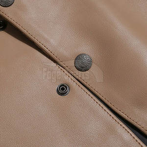 Gilet en cuir Slim Fit gilet en cuir léger pour hommes Sports de plein air gilet en cuir décontracté - Product Image 4