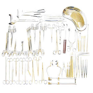 Ensemble de chirurgie générale de haute qualité 100 pièces Instruments chirurgicaux manuels en acier inoxydable - Product Image 6