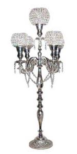 Hot Attractive Classic Candelabra With Hanging Crystal Beads Metal Antique Decoration New Design Handmade <b>Candle</b> <b>Holder</b> for Sale - Product Image 6