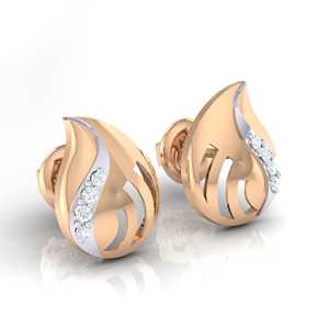 ต่างหูเพชรแท้ 8 เม็ด น้ำหนักรวม 0.07 กะรัต ทองคำแท้ 14K/18K ได้รับการรับรอง - Product Image 5