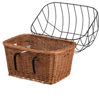 Panier de transport en rotin naturel écologique pour animaux de compagnie, panier de vélo en osier, taille personnalisée, pour la maison et l'extérieur, excellent choix, Vietnam