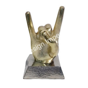 Estatuilla de mano sólida y creativa, decoración de Halloween, escultura de mano personalizada resistente, artesanías de Metal para decoración de mesa - Product Image 5