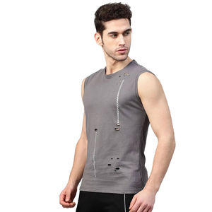 Super vente débardeur pour hommes approvisionnement direct d'usine débardeur pour hommes nouveauté avec une forte demande débardeur pour hommes entraînement de gymnastique - Product Image 3