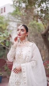 2024 colección de marca superior trajes de fiesta de gasa de alta calidad para mujeres estilo indio pakistaní Salwar Kameez India Pakistán - Product Image 6