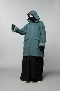 Muslim <b>Women</b> Fleece Abaya Winter Modest Clothing Elegant Long Sleeve <b>Dress</b> Made With Premium Warm Fabric Wholesale Prices - Product Image 2