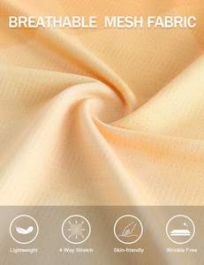 Camiseta atlética para hombre, camiseta de gimnasio de rendimiento, camisetas de manga corta para correr y entrenamiento de secado rápido que absorbe la humedad - Product Image 5