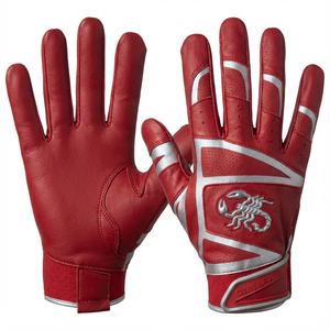 Gants de frappe personnalisés avec logo, prix de gros, adhérence optimale, pour baseball et softball, design personnalisé, sangle de poignet - Product Image 3