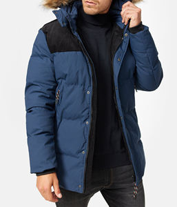 Doudoune d'hiver unisexe à logo personnalisé pour hommes et femmes tissu en toile enduite pour les activités de plein air - Product Image 6