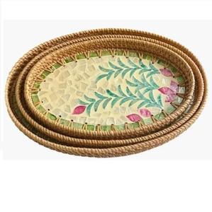 ถาดเสิร์ฟอาหารสำหรับครัวเรือน งานจัดเลี้ยง อาหารเช้า อาหารเย็น คุณภาพพรีเมียม ผลิตจากเรซิ่น - Product Image 5