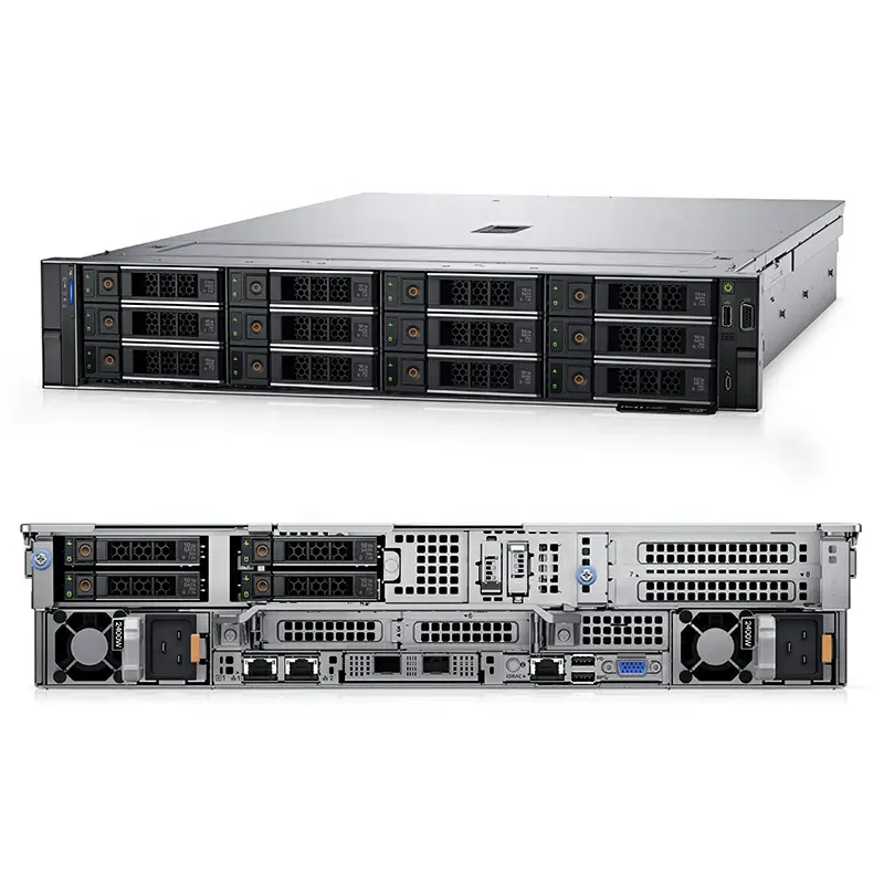 Poweredge R640 R650 R740 R750 R940 Hosts Network Nas Storage System 2u Rack Server