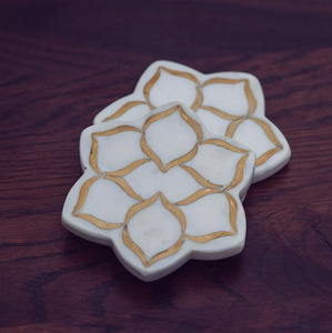 Posavasos de mármol con estilo, mesa minimalista, hogar, cocina, oficina, mesa de comedor, tazas de té, tazas de café, latas de cerveza, bar, vasos de agua - Product Image 3