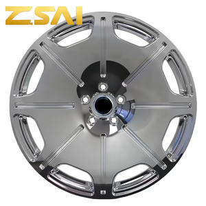 ล้อแม็กซ์อะลูมิเนียมอัลลอย 6061-T6 ขอบโครเมียมเว้าลึก ขนาด 18 19 20 21 22 23 24 นิ้ว สำหรับรถยนต์ออดี้ ปรับแต่งได้ตามโรงงาน - Product Image 4