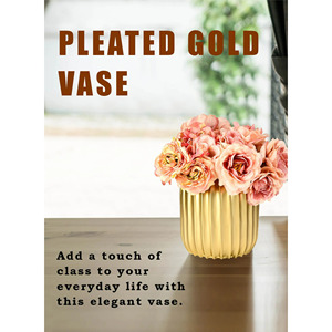 Vase à fleurs contemporain Design moderne pour toute pièce Vase à fleurs décoratif parfait pour le salon ou la table à manger - Product Image 4