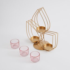 เชิงเทียนโลหะในบ้านสำหรับตกแต่งโต๊ะแท่นวางเทียนดีไซน์ใหม่ - Product Image 4