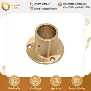 Bride murale sur mesure de haute qualité finition laiton Impex Rampe de barre standard DIN avec garantie de 3 ans 325gm - Product Image 5