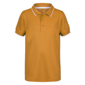 Diseño de gran tamaño 100% algodón para Polo camisa de manga corta cuello transpirable de talla grande tejido de punto patrón impreso para Polo - Product Image 4