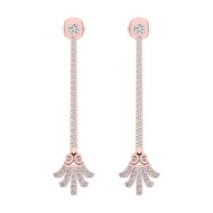 Boucles d'oreilles de luxe élégantes Moissanite Clarté étincelante et artisanat de qualité supérieure - Product Image 1