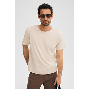GRIMELANGE POREC เสื้อยืดคอกลมผ้าฝ้ายออร์แกนิก 100% สำหรับผู้ชายทรงปกติ - Product Image 3