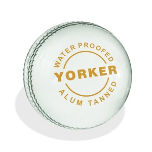 KC ENTERPRISES-Lot de 6 balles de cricket Yorker en cuir blanc, meilleure qualité, standard international, cuir tanné ALUM - Product Image 4