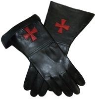 ถุงมือหนังเมสันถุงมือหนังมาสเตอร์เมสันโลจจ์สีน้ําเงินพร้อมถุงมือหนังปักจากปากีสถาน - Product Image 5