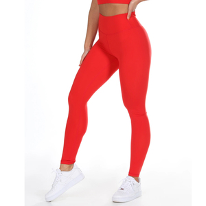 Pantalons de yoga compressifs pour femmes, taille haute, extensibles, pour l'entraînement, le fitness, la gym, vêtements de sport, fabrication OEM, vêtements de sport personnalisés - Product Image 4