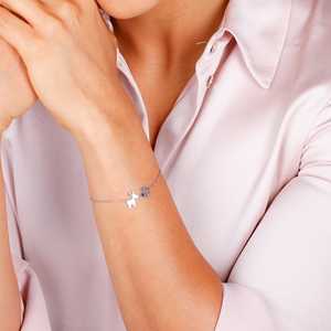 Pulsera de plata fina de anhelo de Navidad - Product Image 2