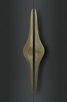 Poignées de porte en laiton antique et poignées de tiroir en laiton, matériel en laiton massif vintage et artisanal