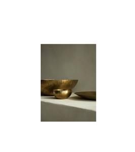 Bol de service en laiton fait main avec une finition antique unique idéale pour les repas traditionnels et les célébrations culturelles - Product Image 1