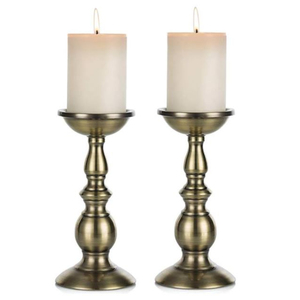 Portavelas de latón y Metal dorado de diseño atractivo de la más alta calidad para decoración de restaurante de Hotel para iluminación de cumpleaños de Navidad - Product Image 2