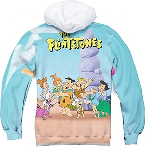 Pull à capuche unisexe en 3D imprimé sur mesure, respirant, poids lourd 100% polyester, polaire, design d'automne imprimé par sublimation, vente en gros - Product Image 4