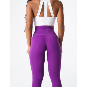 Vente en gros personnalisé Zinnia Signature 2.0 Leggings doux soyeux beurre taille haute nouveau et vêtements actifs mode Gym Leggings pour les femmes - Product Image 4