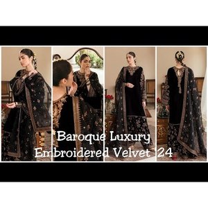 ชุดสูทกำมะหยี่ปักลายหรูหราสไตล์บาโรกสำหรับผู้หญิง-UF-253 & TC-262 - Product Image 2