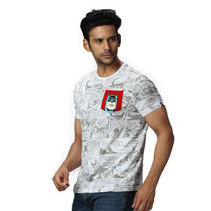 Camisetas de Hombre Sublimadas al por Mayor de la Mejor Calidad, Impresión Personalizada, 100% Algodón, Estilo Formal, Tela de Lana, Patrón de Letras - Product Image 4