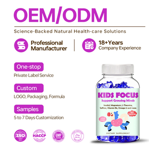 Gomitas para Niños con Omega 3 DHA, Magnesio, L-Teanina, Azafrán y Vitaminas, Suplemento para la Salud Cerebral, Apoyo Cognitivo para Niños - Product Image 2