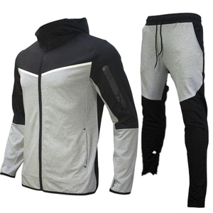 Logo personnalisé Tech Fleece Zip Hommes Survêtement Imprimé Football Jogging Vêtements en grande taille pour la saison d'hiver - Product Image 4