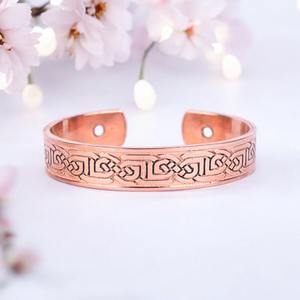 Indian Copper Magnetic Bangle for Man and Women - Product Image 4