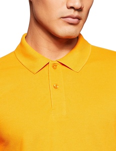 Nouveaux hommes 100% coton décontracté pour polos à manches courtes chemise à revers avec logo personnalisé motif solide polos à impression numérique - Product Image 1