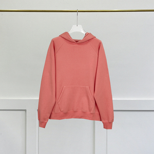 Sudaderas de gran tamaño de algodón 100% para hombre y mujer, sudaderas con capucha de Color sólido con estilo Hip Hop, estampado informal, ajuste de punto Suelto - Product Image 4