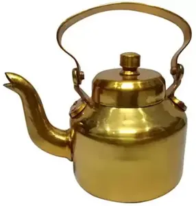 Nouvelle bouilloire à thé en laiton pur à main pour servir le thé, nouveau Look théière en métal au prix de gros, nouveau Design bouilloire - Product Image 5