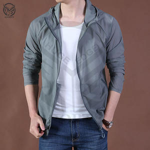 OEM personalizado hombres de calidad superior de pie de cuello de temporada de invierno al aire libre impermeable con capucha a prueba de viento chaqueta de lluvia Reversible - Product Image 2