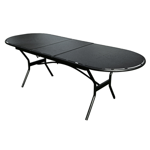 Meubles d'extérieur extensibles de style jamaïcain, table en fer de conception moderne, table extensible pour l'extérieur - Product Image 1