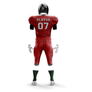 Ensemble de maillots et shorts de football américain pour hommes personnalisés W4G, 100% polyester, respirant, séchage rapide, taille plus, nom et numéro d'équipe personnalisés - Product Image 6