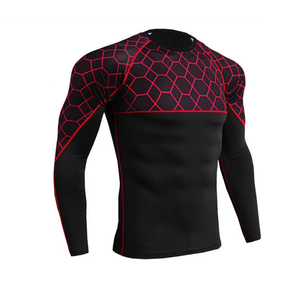 Costume de compression pour hommes d'entraînement en tissu respirant de fabrication professionnelle/costume de compression pour hommes sur mesure - Product Image 6