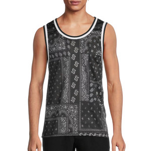 Ropa deportiva personalizable para hombre, camiseta sin mangas de gimnasio, informal y transpirable, decoración estampada para correr, superventas, ropa deportiva de etiqueta privada - Product Image 1