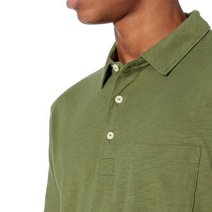 Prix direct d'usine, qualité supérieure, polos pour hommes, design personnalisé, respirant, 100% polyester, manches courtes, t-shirt polo - Product Image 3