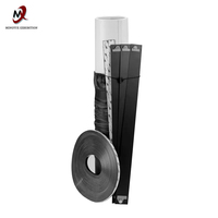 Présentoir publicitaire pliable en aluminium, étanche, couleur pleine, magnétique, portable, droit ou incurvé, pour salons professionnels - Vente en gros