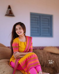 Sud indien pur Kanchi coton tissu Salwar traditionnel à la recherche longue Ethnuc porter dernier taux de gros fantaisie Viscose - Product Image 2