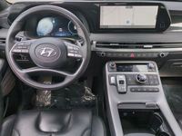 Hyundai Palisade SEL AWD 2025 d'occasion, couleur argent, intérieur cuir foncé, SUV avec toit ouvrant, au meilleur prix, véhicule de qualité