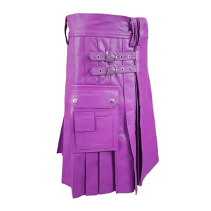 Kilt écossais formel en cuir de haute qualité pour femmes, vente en gros, avec couleur et logo personnalisés, nouveau design, toutes les tailles disponibles - Product Image 4