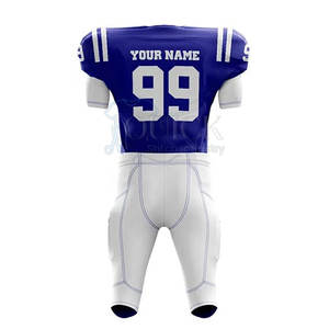 Uniforme de Fútbol Americano para Hombre, Diseño Moderno, Manga Corta, Transpirable, Tallas Grandes, Spandex/Poliéster, Impresión Digital - Product Image 2